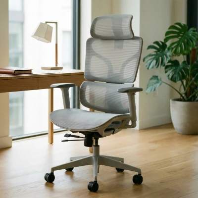 Fotel Ergonomiczny Biurowy ERGONAUT BIONIC AIR Szary