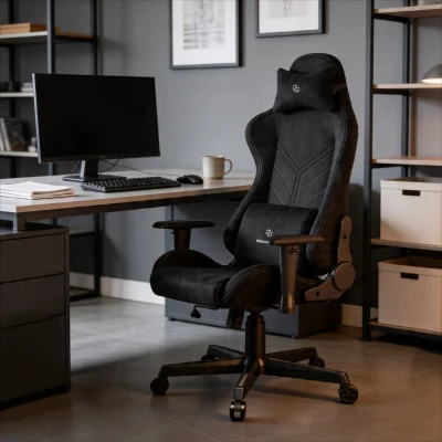 Fotel Gamingowy Delagear G 525 Czarny Materiałowy