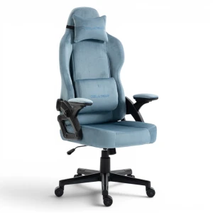 Fotel Gamingowy Delagear G 450 Niebieski Materiałowy