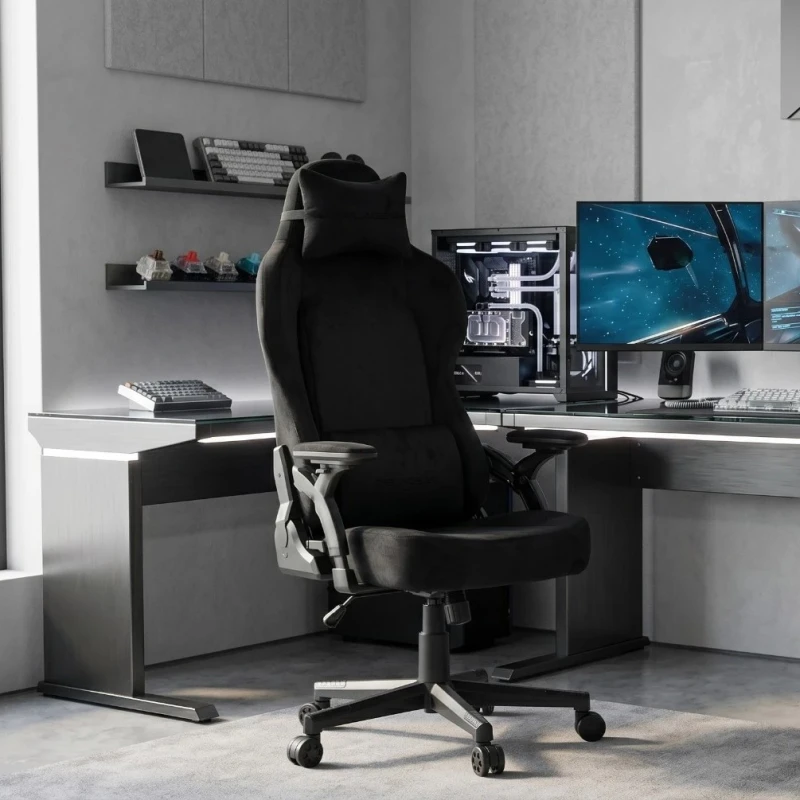 Fotel Gamingowy Delagear G 450 Czarny Materiałowy