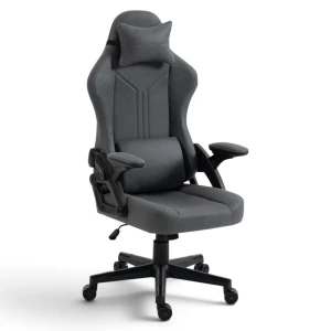 Fotel Gamingowy Delagear G 414 Ciemnoszary Materiałowy