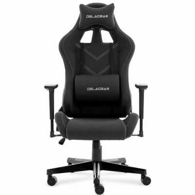 Fotel Gamingowy DELAGEAR G 606 Czarny Materiałowy