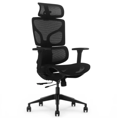 Fotel Ergonomiczny Biurowy ERGONAUT BIONIC AIR Czarny