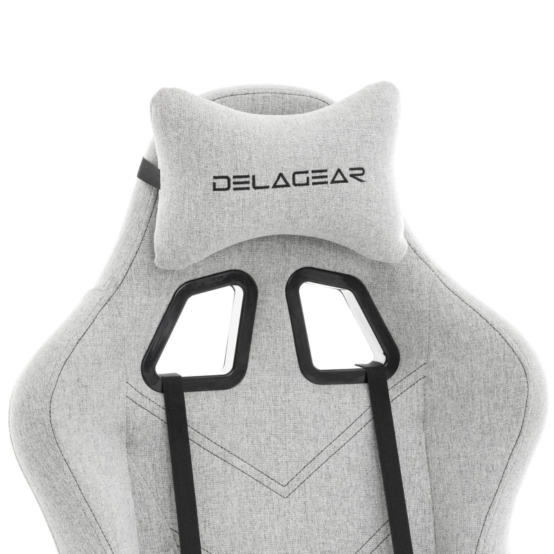 Fotel Gamingowy DELAGEAR G 606 Szary Materiałowy