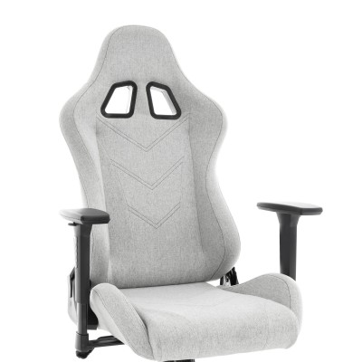 Fotel Gamingowy DELAGEAR G 606 Szary Materiałowy
