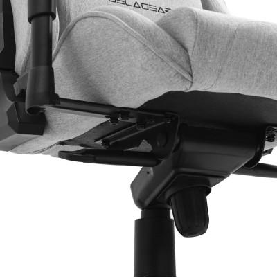 Fotel Gamingowy DELAGEAR G 808 Szary Materiałowy