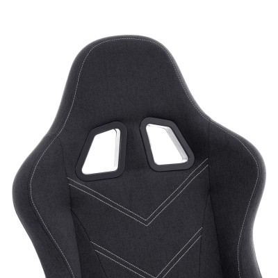 Fotel Gamingowy DELAGEAR G 606 Czarny Materiałowy