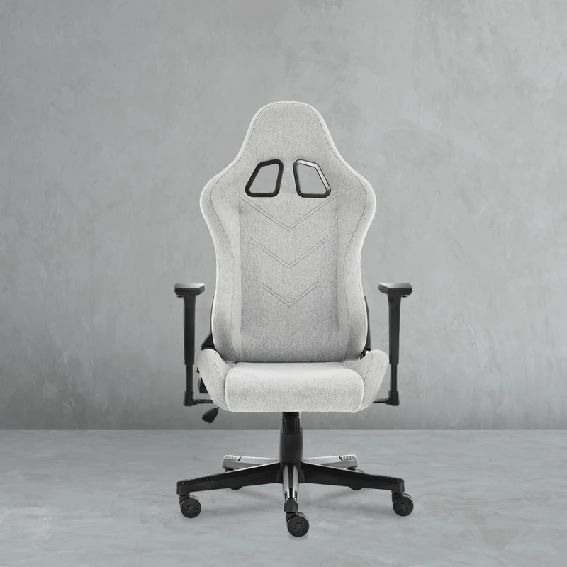 Fotel Gamingowy DELAGEAR G 606 Szary Materiałowy
