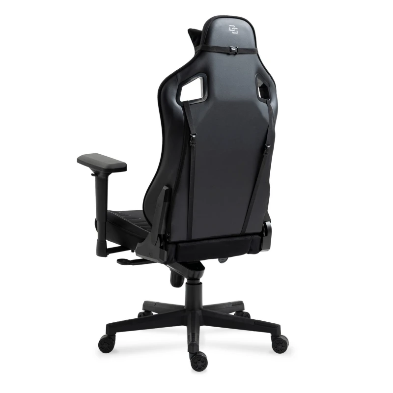 Fotel Gamingowy DELAGEAR G 808 Czarny Materiałowy
