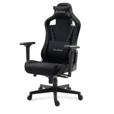 Fotel Gamingowy DELAGEAR G 808 Czarny Materiałowy