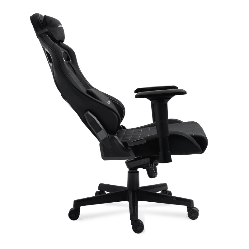 Fotel Gamingowy DELAGEAR G 808 Czarny Materiałowy