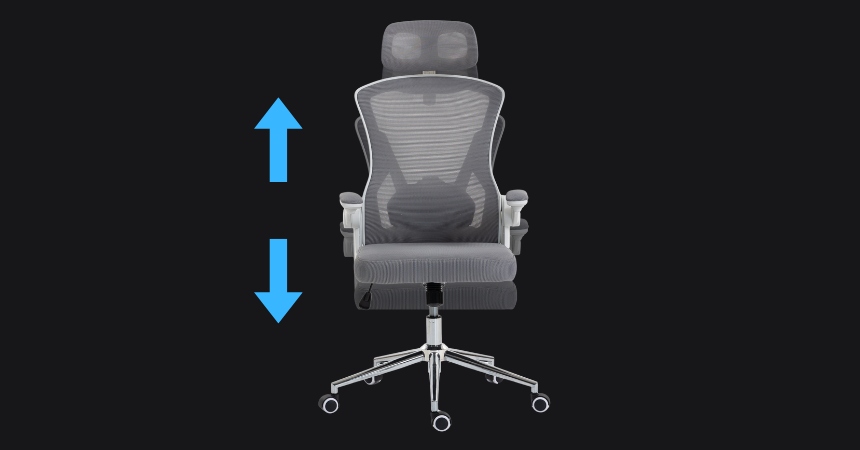 M330 PŁYNNA REGULACJA WYSOKOŚCI FOTELA