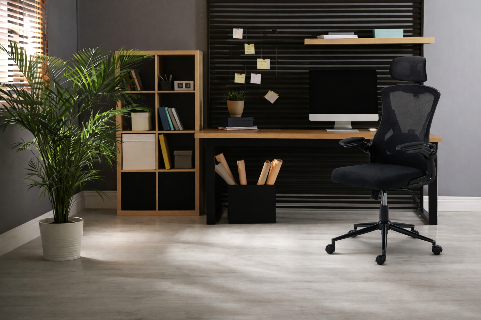  Fotel Biurowy Ergonomiczny DELAGEAR M 330 Czarny