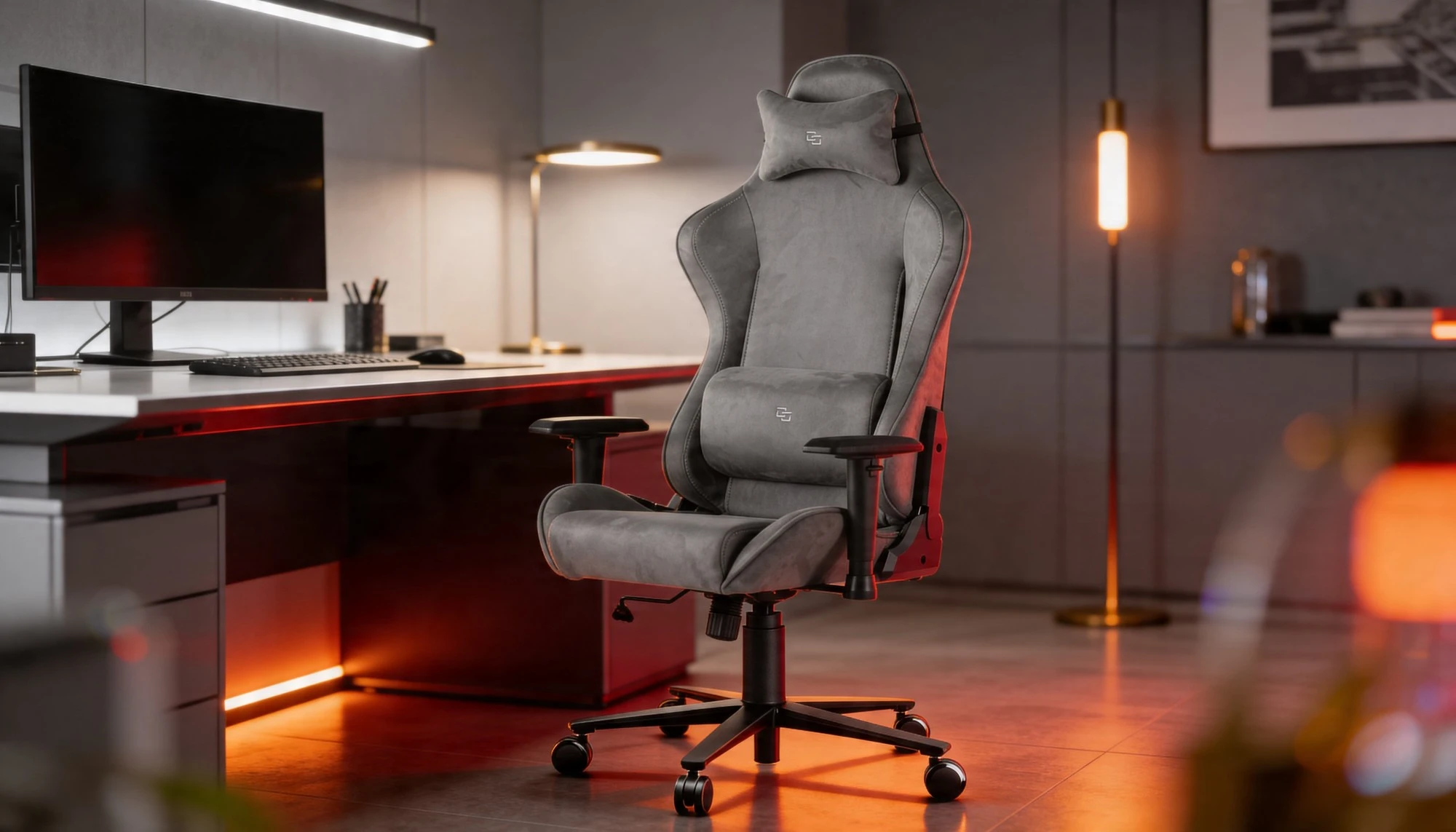 Fotel ergonomiczny Delagear G 600 Ciemnoszary