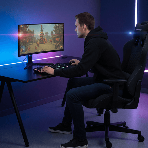Czarne fotele gamingowe – nowoczesny design i ergonomia w jednym